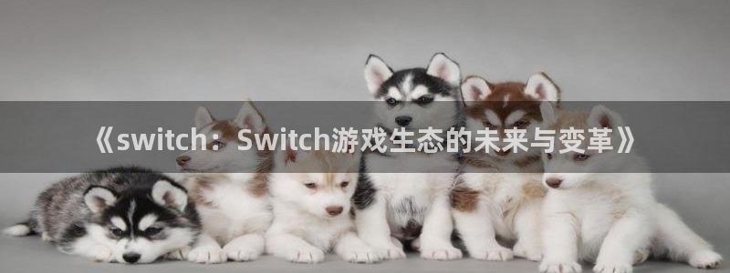 星欧娱乐官方注册登录：《switch：Switch游戏生态的